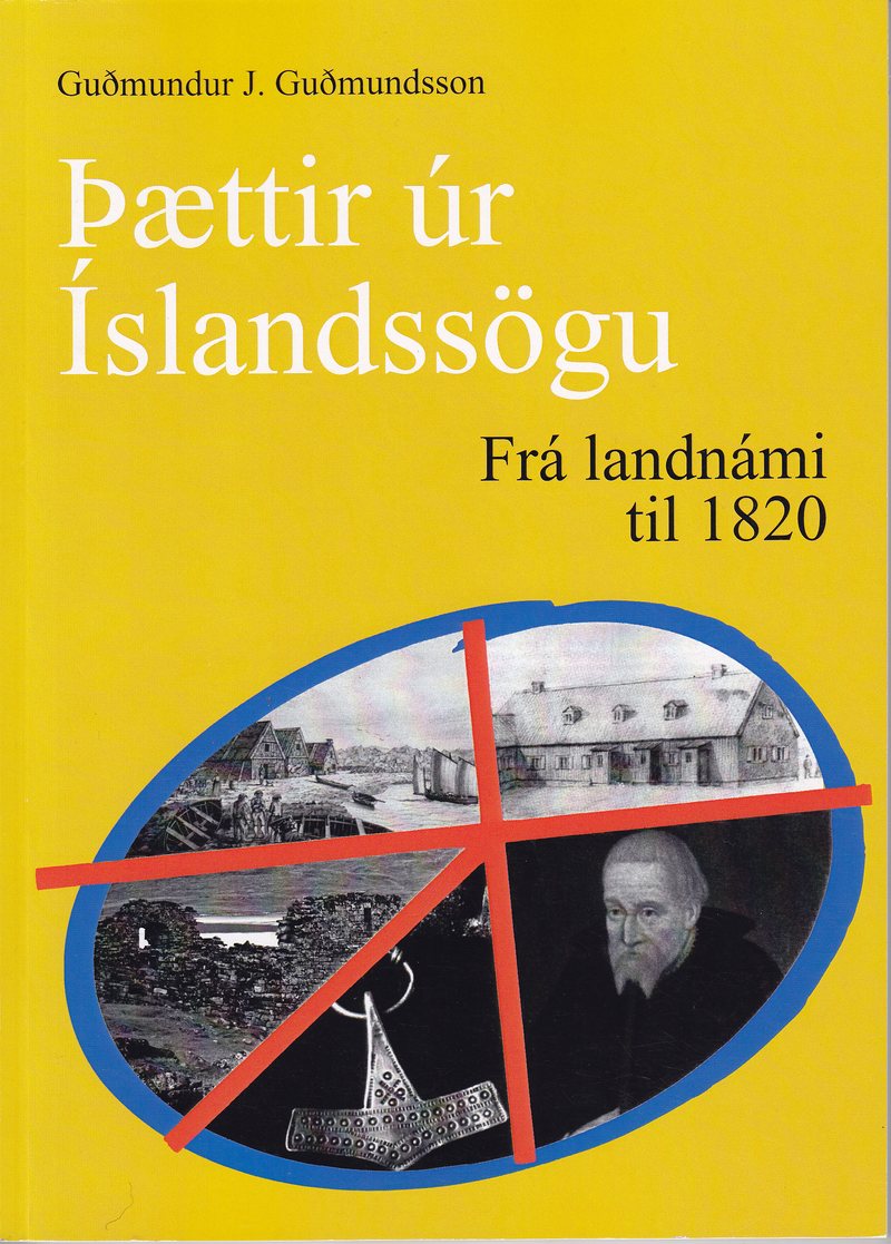 Kápa bókarinnar Þættir úr Íslandssögu. Frá landnámi til 1820