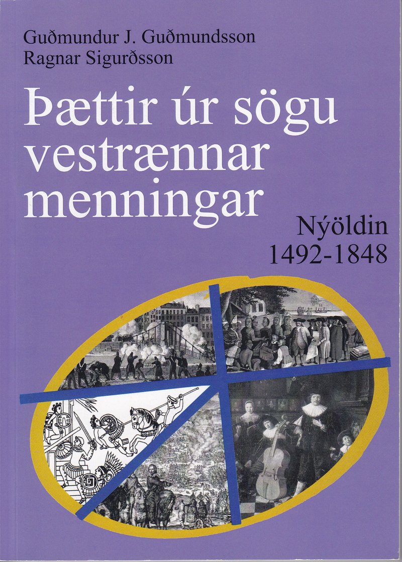 Kápa bókarinnar Þættir úr sögu vestrænnar menningar. Nýöldin 1492-1848