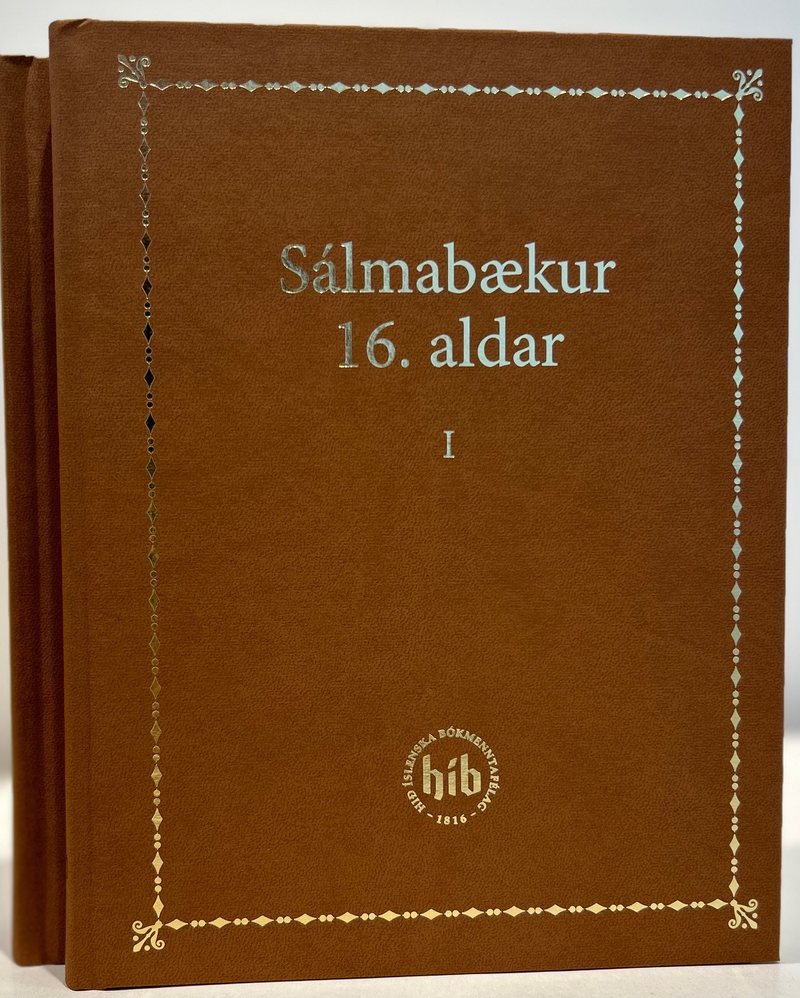 Kápa bókarinnar Sálmabækur 16. aldar, I og II