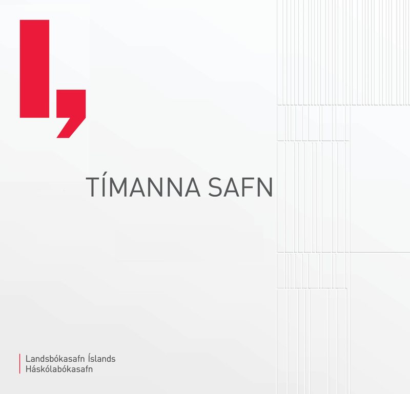 Kápa bókarinnar Tímanna safn. Kjörgripabók