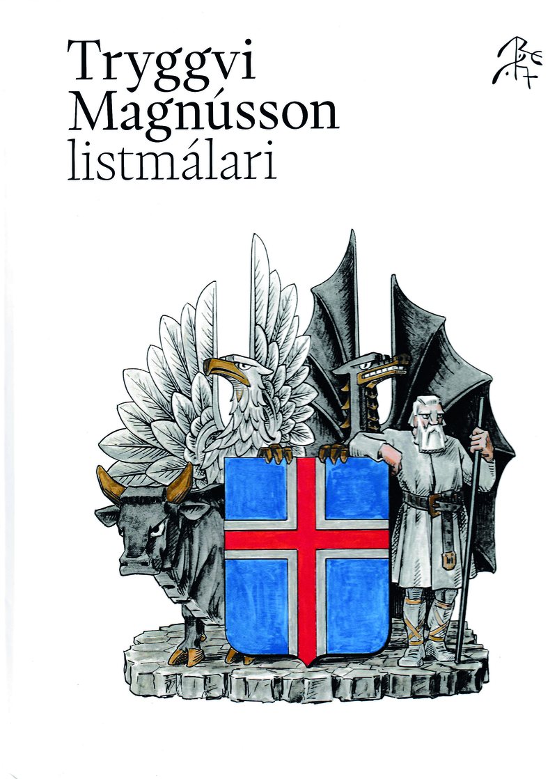 Kápa bókarinnar Tryggvi Magnússon listmálari Allt meðan mynd fylgir máli.