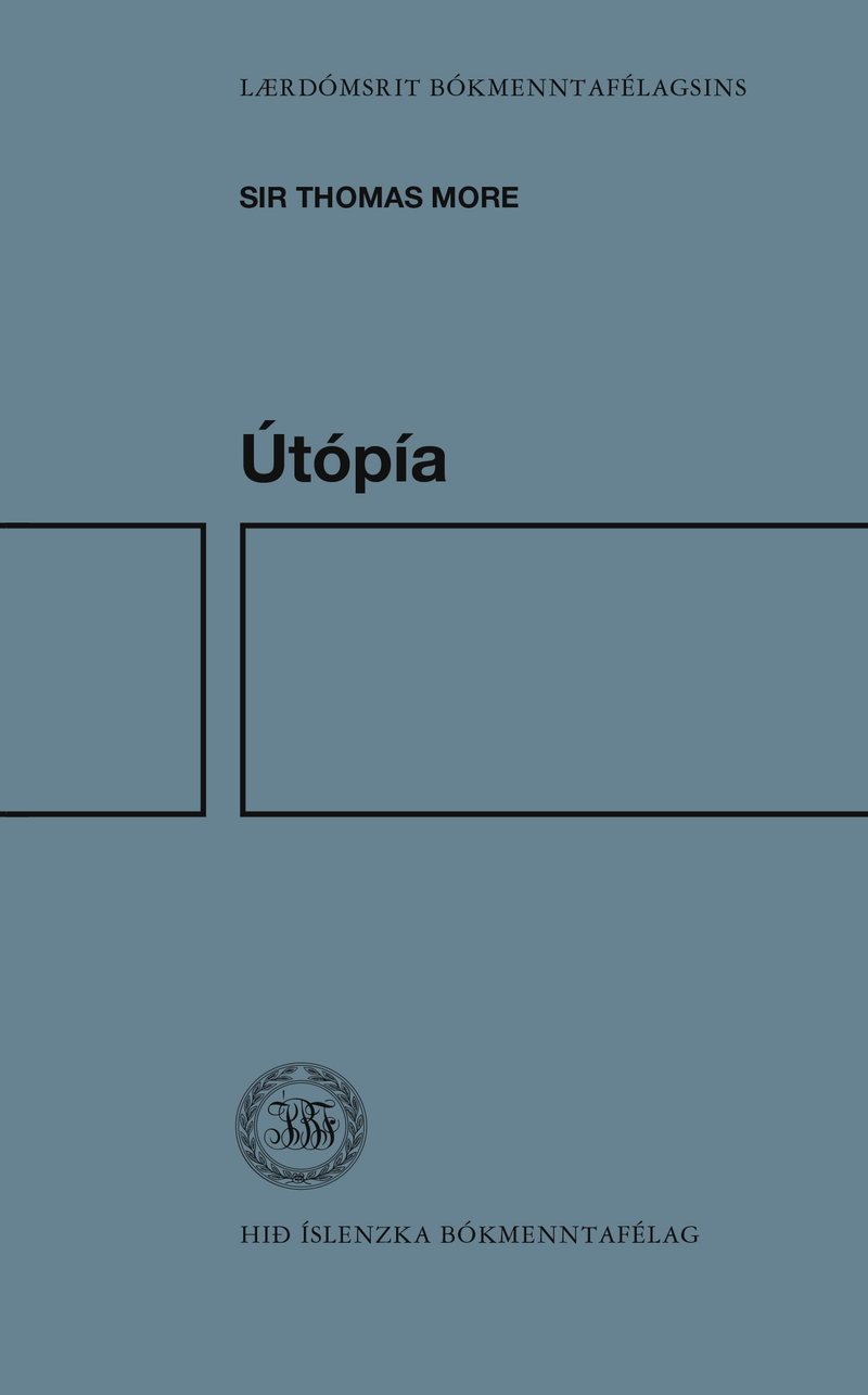 Kápa bókarinnar Útópía